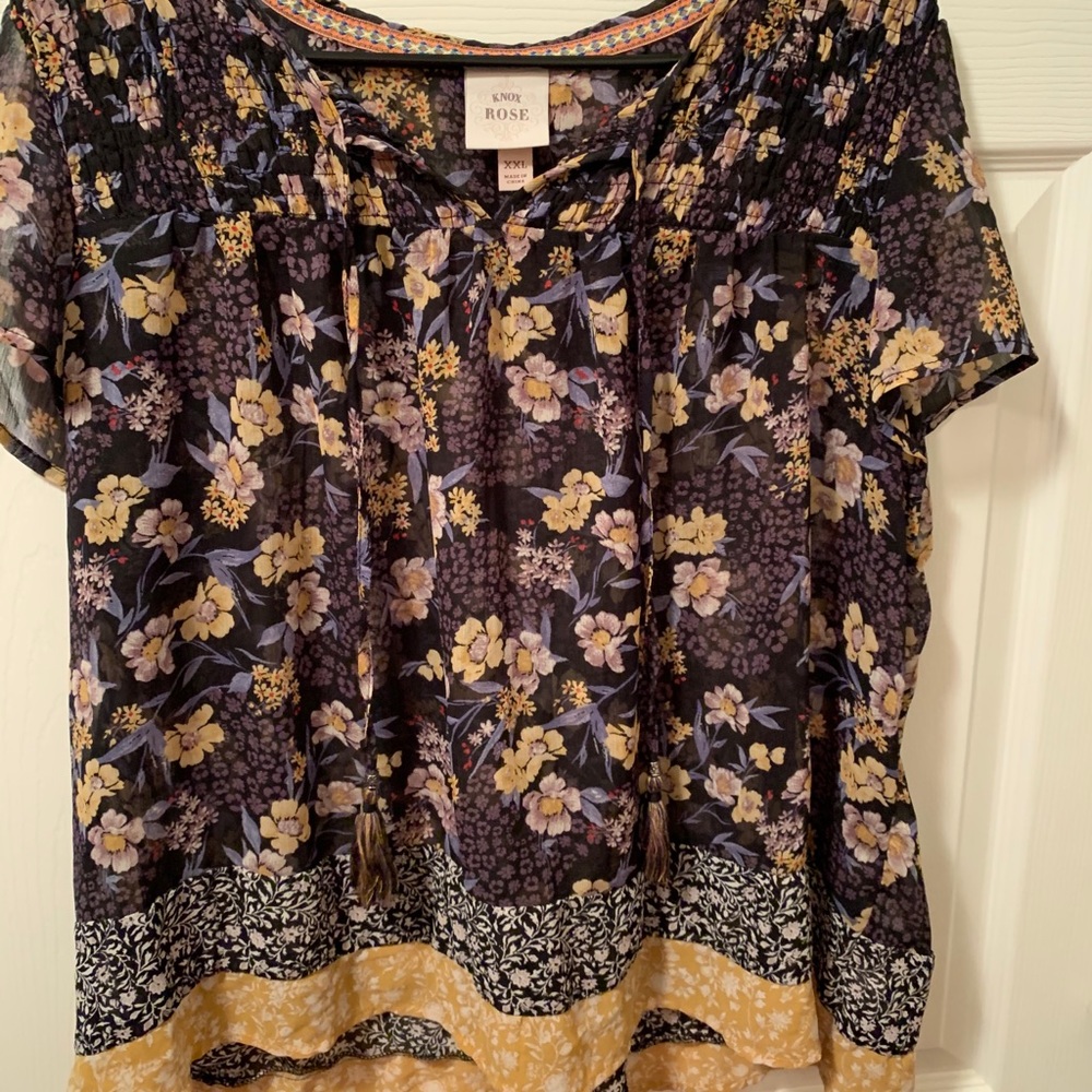 Rose Knox boho blouse with tassels